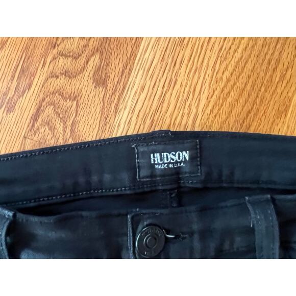 Hudson‎ Nico Super Skinny Midrise black jeans 29 - Picture 4 of 6